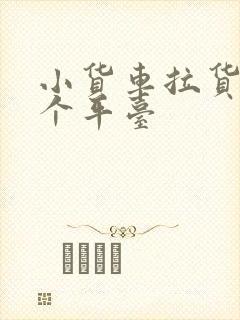 小货车拉货找哪个平台