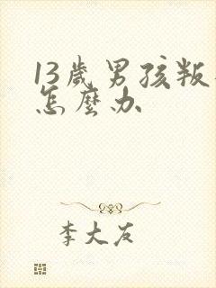 13岁男孩叛逆怎么办