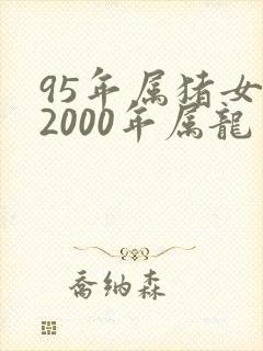 95年属猪女和2000年属龙男