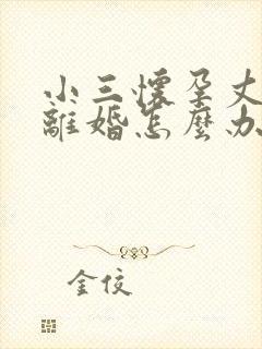 小三怀孕丈夫要离婚怎么办