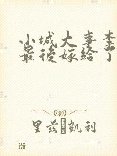 小城大事李秋萍最后嫁给了谁