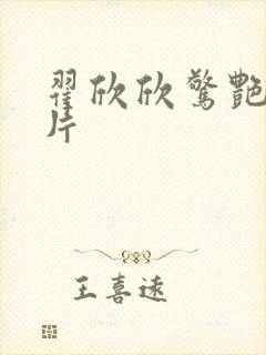 翟欣欣惊艳的照片