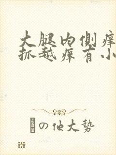 大腿内侧痒痒越抓越痒有小红痘痘