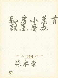 乳房小叶有增生该怎么办封面