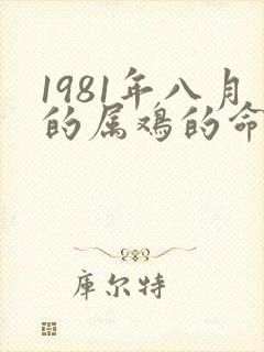 1981年八月的属鸡的命运