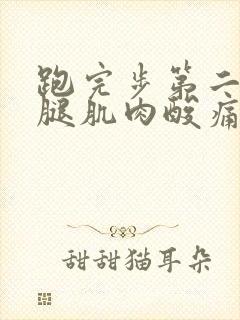 跑完步第二天小腿肌肉酸痛怎么办