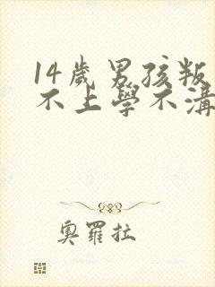 14岁男孩叛逆不上学不沟通