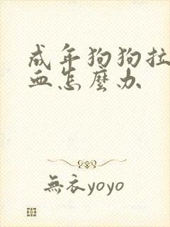 成年狗狗拉稀带血怎么办