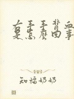 右手手背血管疼是怎么回事封面