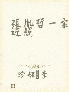 张胤哲一家三口近照