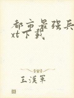 都市最强兵王txt下载