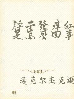 脖子发痒红疙瘩是怎么回事