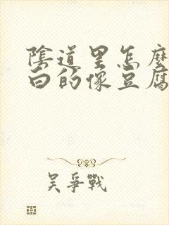 阴道里怎么有白白的像豆腐渣