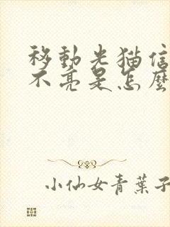 移动光猫信号灯不亮是怎么回事