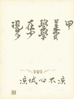 现在学美甲需要多少学费