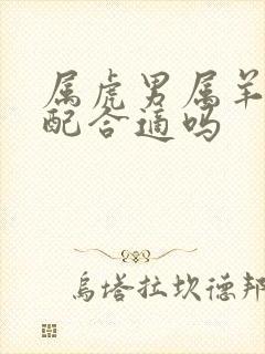 属虎男属羊女婚配合适吗