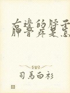 右边的脖子跟肩胛骨疼是怎么回事封面