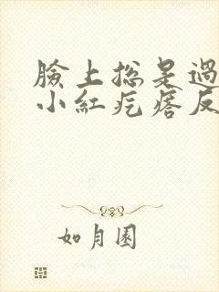 脸上总是过敏起小红疙瘩反反复复