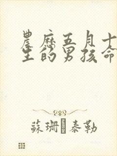 农历五月十五出生的男孩命运如何封面