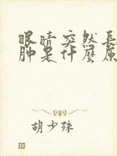 眼睛突然长麦粒肿是什么原因?