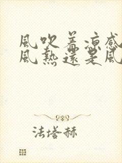 风吹着凉感冒是风热还是风寒