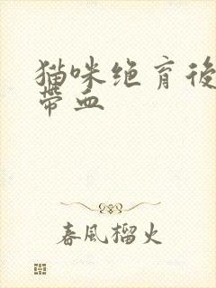 猫咪绝育后拉稀带血