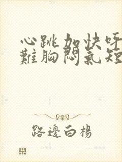 心跳加快呼吸困难胸闷气短