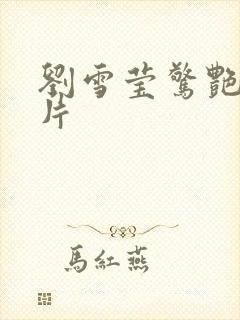 刘雪莹惊艳的照片封面