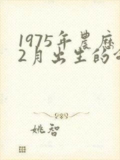 1975年农历2月出生的命运封面