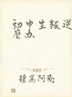 初中生叛逆厌学么办封面