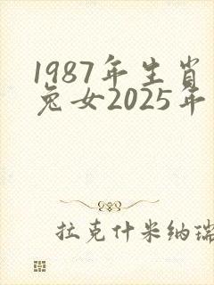 1987年生肖兔女2025年运势