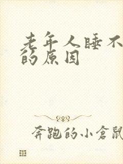 老年人睡不着觉的原因封面