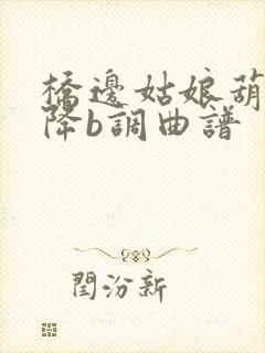 桥边姑娘葫芦丝降b调曲谱