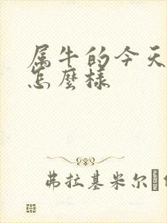 属牛的今天财运怎么样