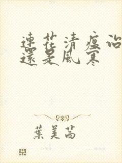 连花清瘟治风热还是风寒