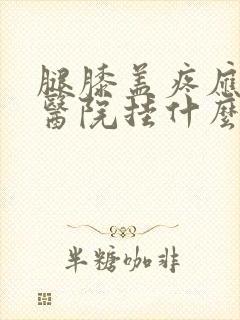 腿膝盖疼应该去医院挂什么科