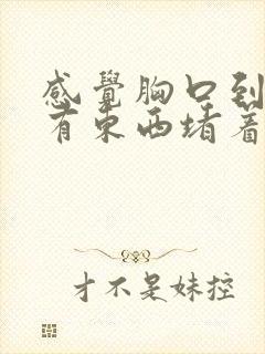 感觉胸口到喉咙有东西堵着