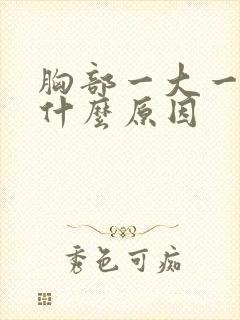 胸部一大一小是什么原因