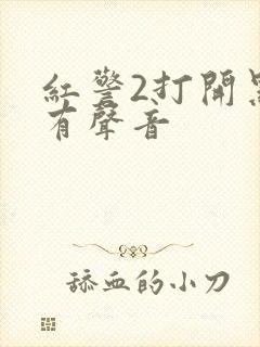 红警2打开黑屏有声音