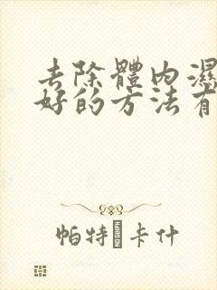 去除体内湿气最好的方法有哪些