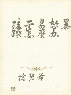 孩子易怒暴躁烦躁怎么办封面