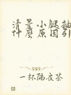 清晨小腿抽筋是什么原因引起的封面