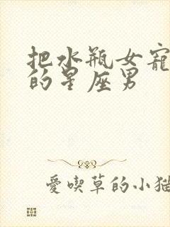 把水瓶女宠上天的星座男