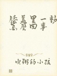 膝盖里一动就疼怎么回事