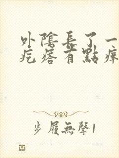 外阴长了一个硬疙瘩有点痒疼