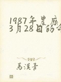 1987年农历3月28日的命