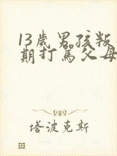 13岁男孩叛逆期打骂父母封面