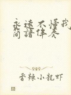 永远不懂我动态简谱伴奏