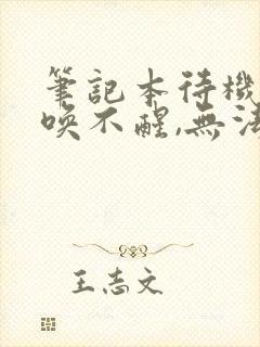 笔记本待机黑屏唤不醒,无法重启