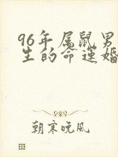 96年属鼠男一生的命运婚姻